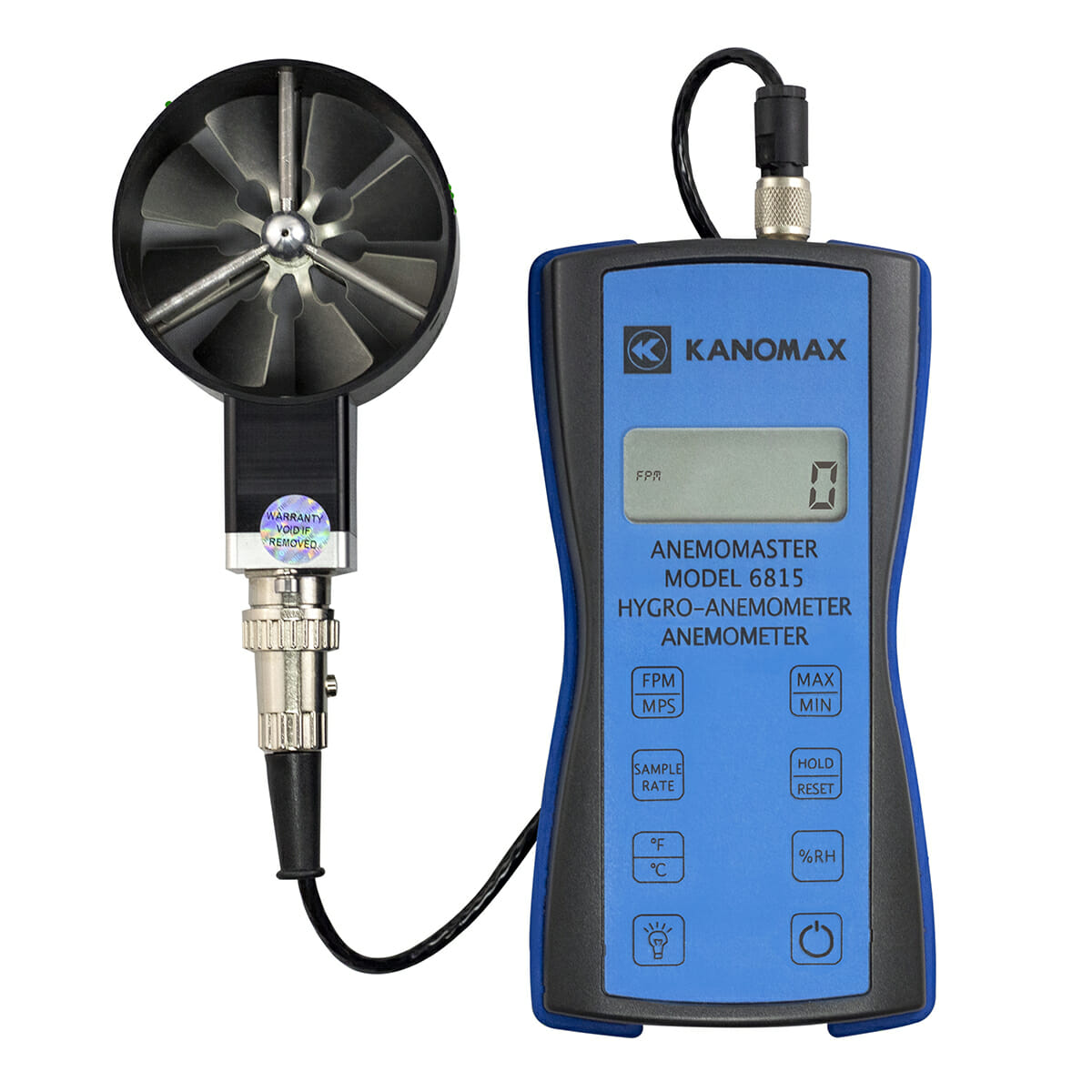 Kanomax Rotating Vane Anemometer - Model 6815
