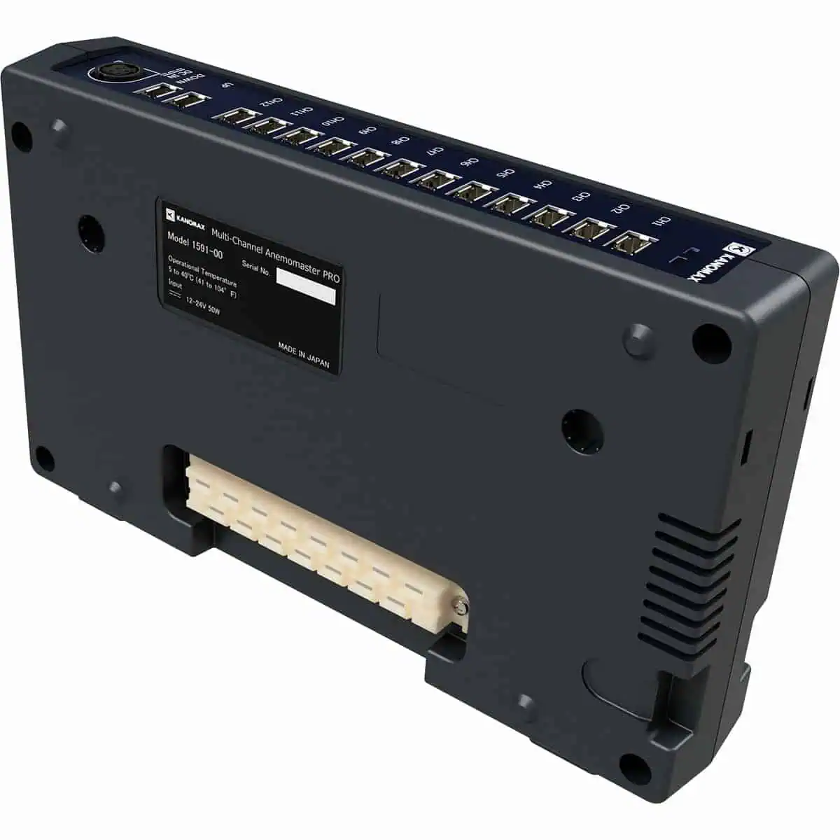 Kanomax Multi-Channel Anemometer - Model 1591 Back