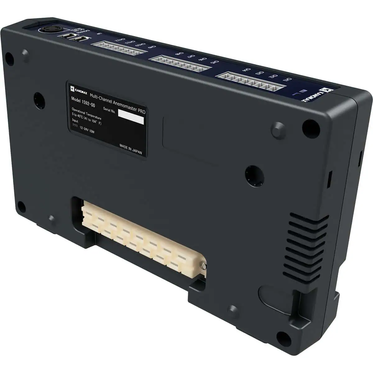 Kanomax Multi-Channel Anemometer - Model 1592 Back